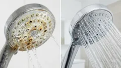 Jak odkamienić głowicę prysznicową? Te domowe środki, przygotowane z dwóch produktów, przywrócą ciśnienie wody